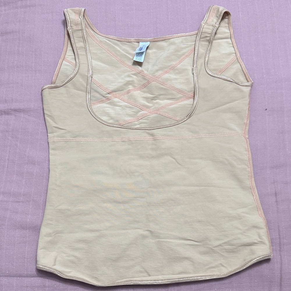 Women's Beige Shapewear Tank Top